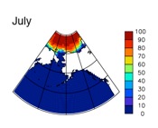 July sea ice