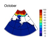 October sea ice